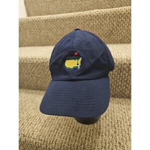 The Masters x American Needle Blue Logo Hat Cap - Adjustable Hook & Loop